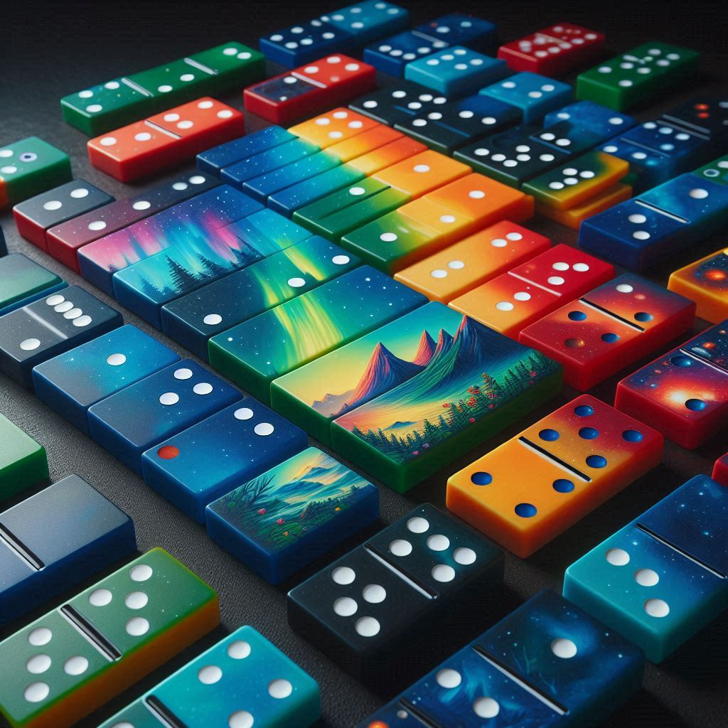 Custom Domino Sets w/Case