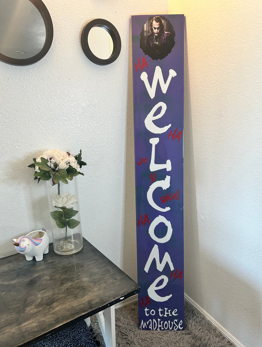 Joker porch sign